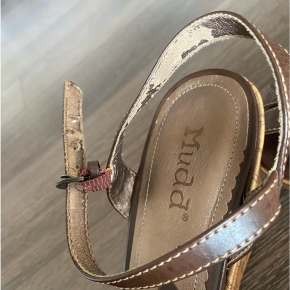 Mudd Sandals | Wedge | Brown | US 8 - Picture 7 of 8